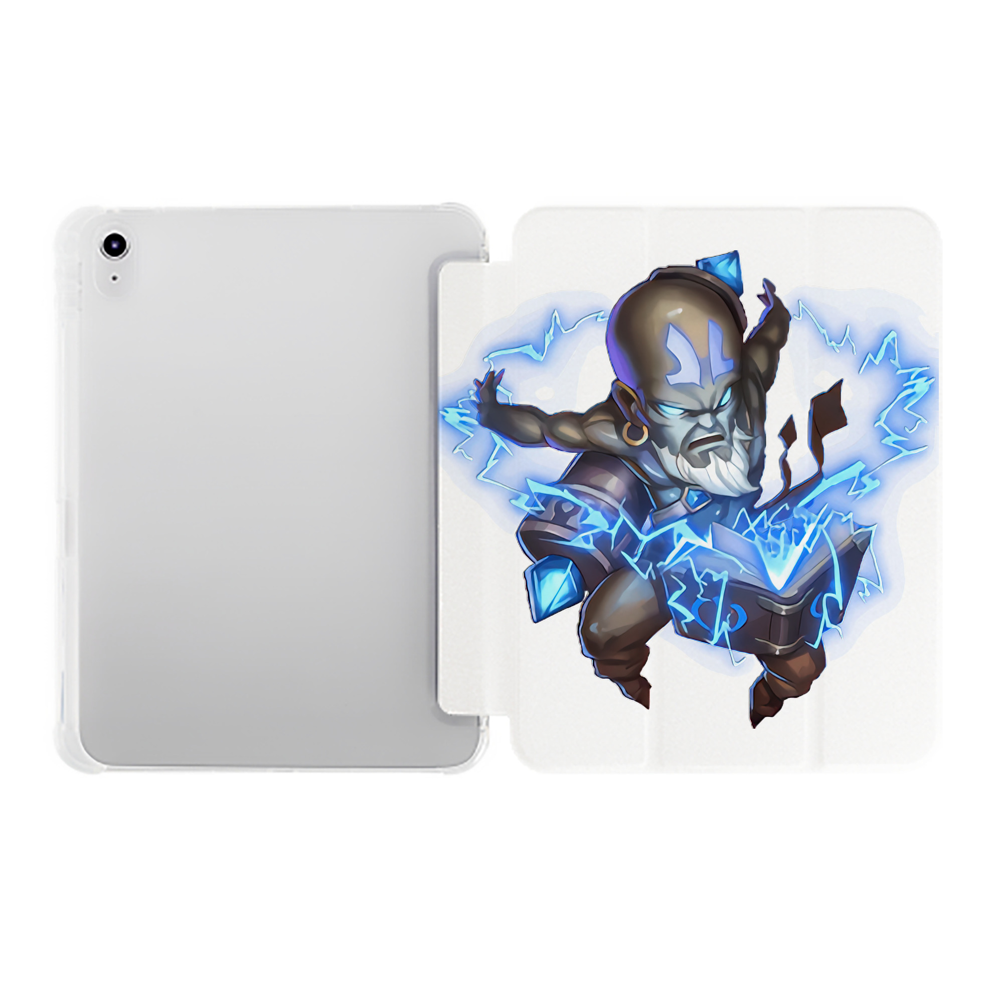 （画像用） リーグ・オブ・レジェンド League of Legends LOL IPad ケース ペン収納付き 三つ折りスタンド PUレザー×シリコン 対応機種9.5/10.5/10.9インチ